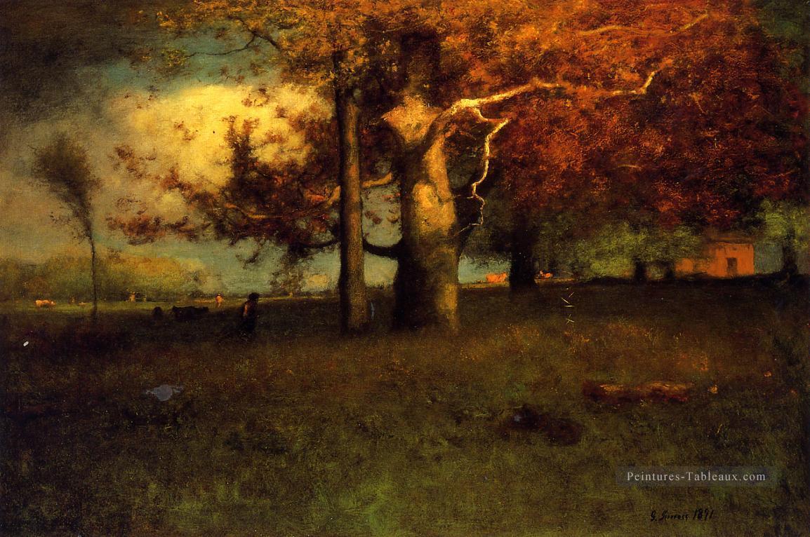 Au début de l’automne Montclair paysage tonaliste George Inness Peintures à l'huile